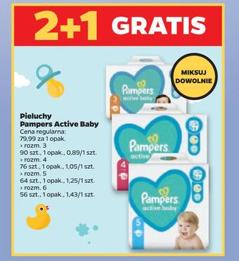 pieluchy pampers gratis