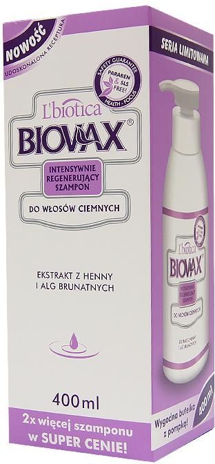 szampon do włosów ciemnych biovax