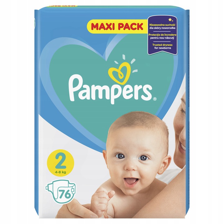 pampers 2 maxi pack 76