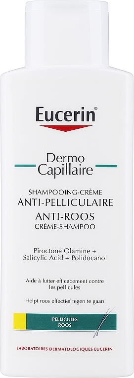 eucerin dermocapillaire szampon przeciw tłustemu łupieżowi anti-dandruff shampoo