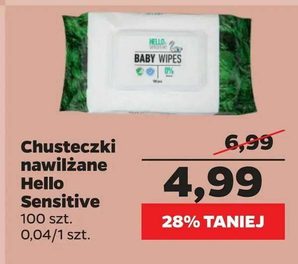 chusteczki nawilżane z netto