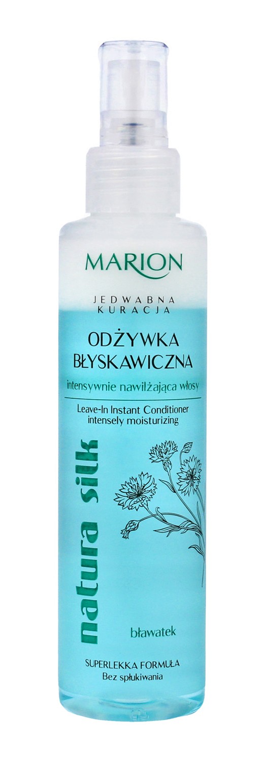 marion natura silk błyskawiczna odżywka do włosów intensywnie nawilżająca