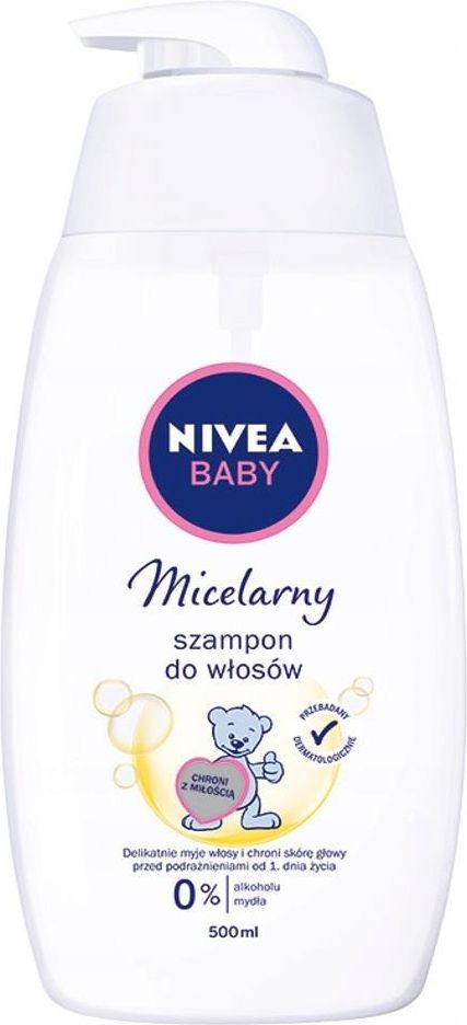 micelarny szampon do wlosow nivea baby