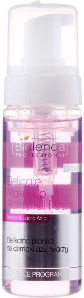 bielenda professional pianka delikatna do demakijażu twarzy 160 ml