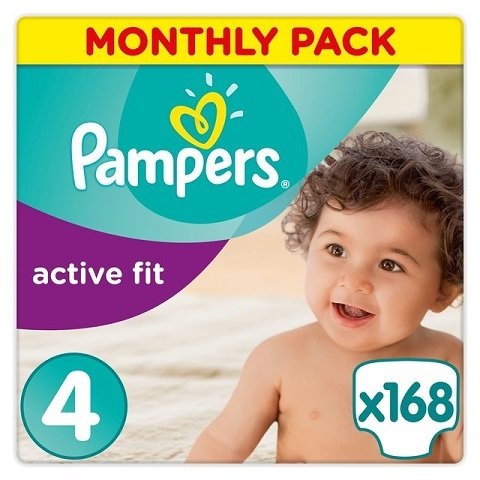 pampers active fit 4 monatspack