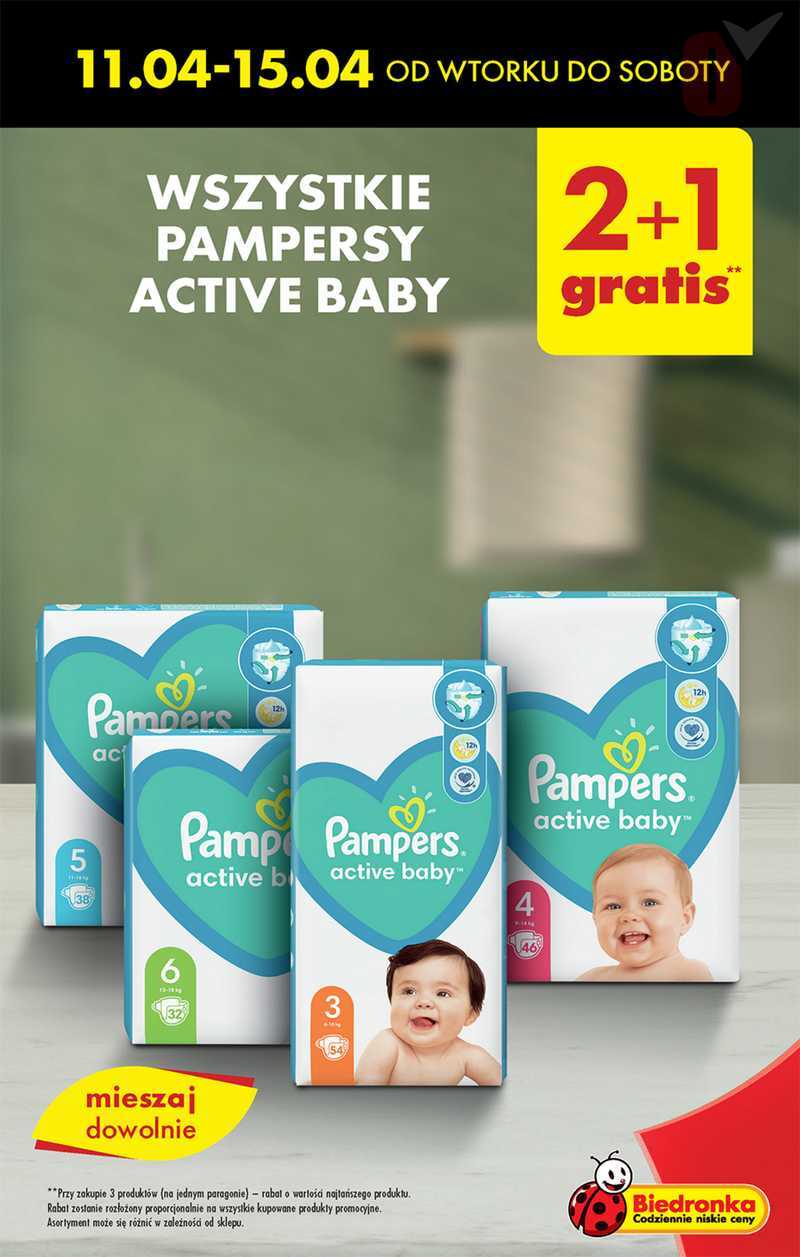 pieluchy pampers gratis