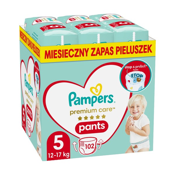 pampers premium care pants 5 cena