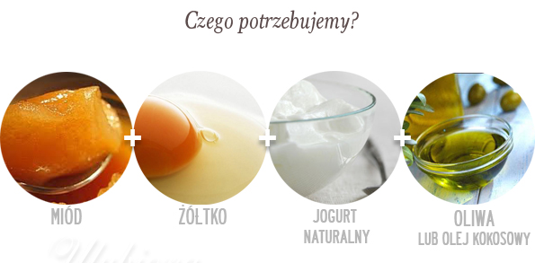 odżywka do włosów z jogurtu naturalnego i miodu