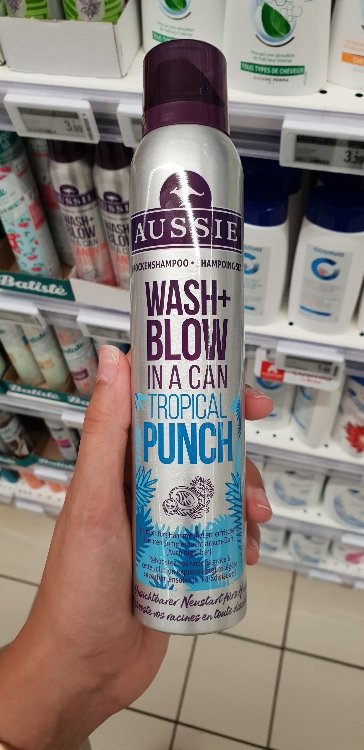 aussie wash+ blow tropical punch suchy szampon