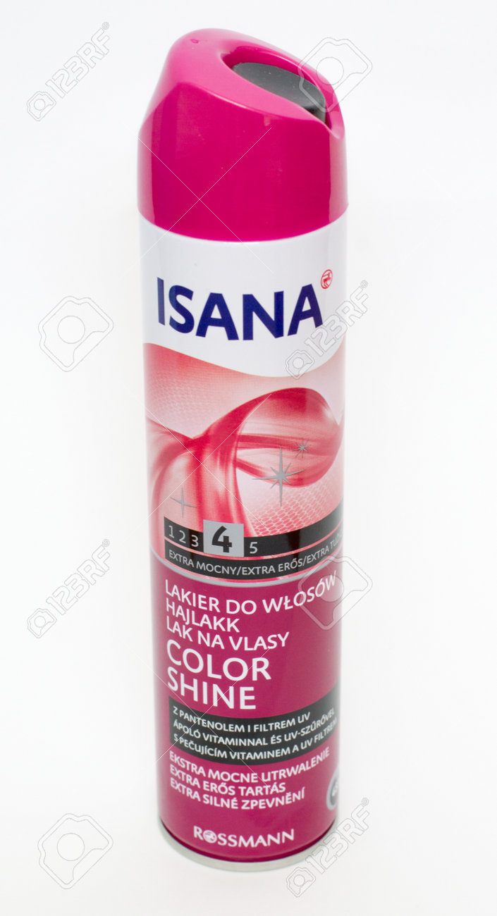 isana lakier do włosów color shine