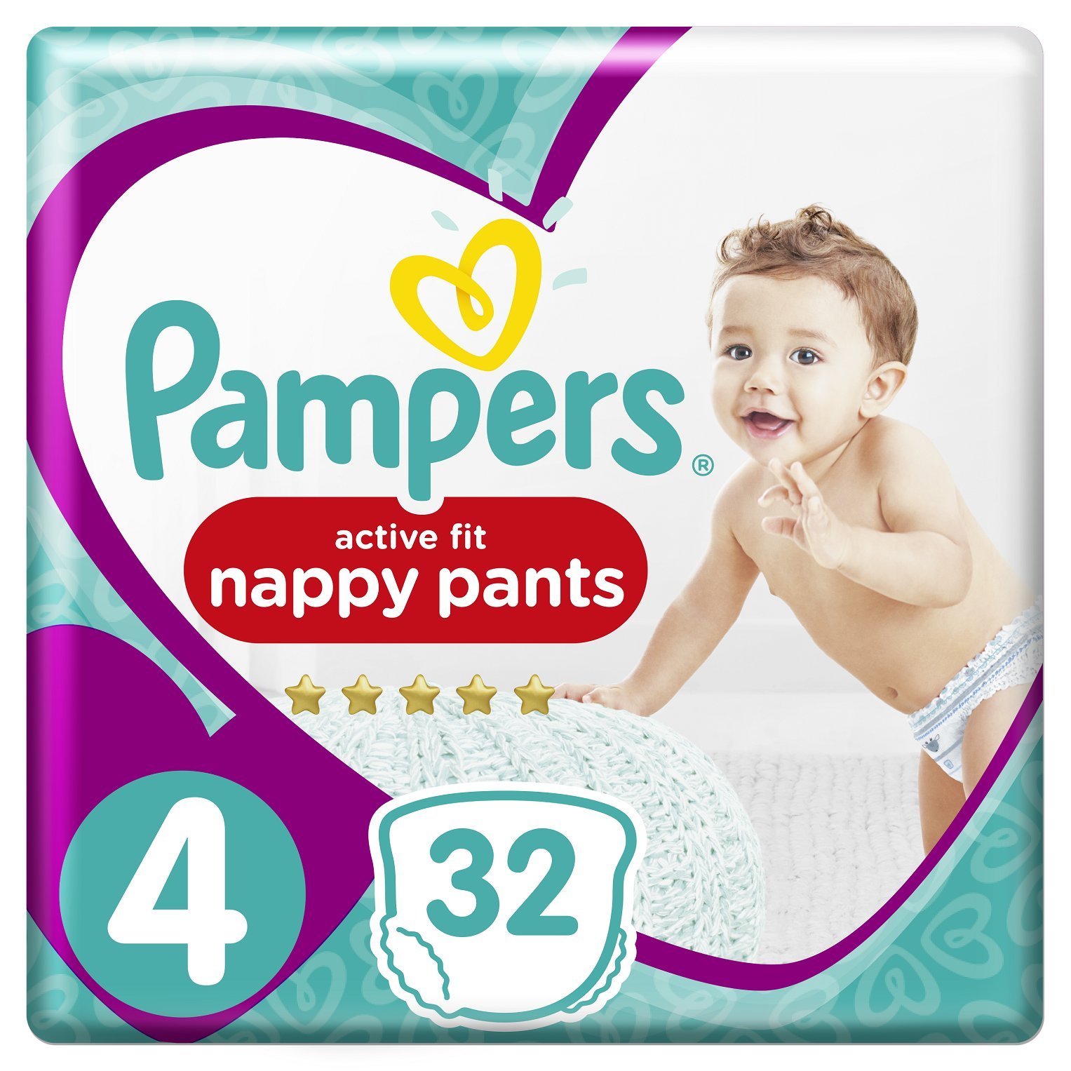 pampers active fit 4 monatspack