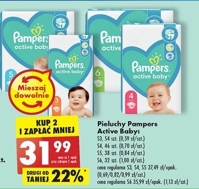 pampers biedronka 54 99