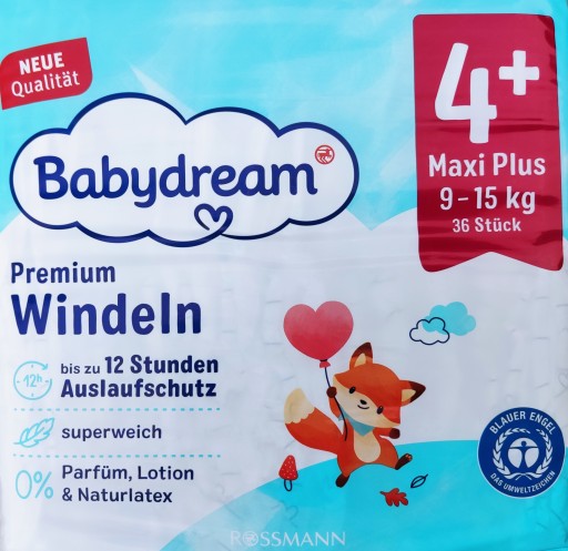 rossmann pieluchy babydream 4 cena