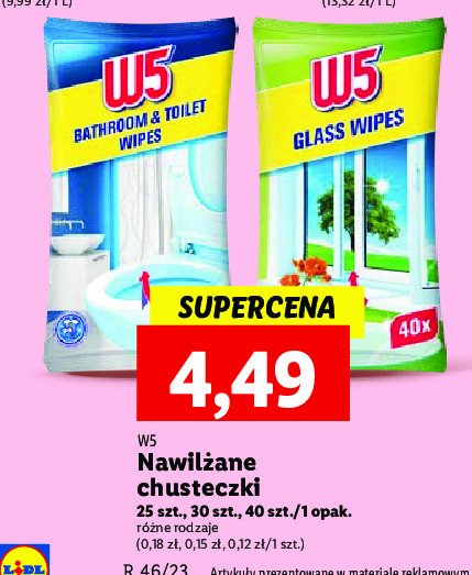 chusteczki nawilżane 3 49 lidl