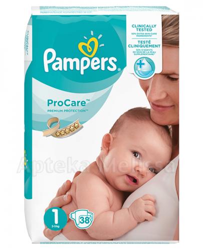 pampers procare 1 pieluchy 2 5 kg 38 szt