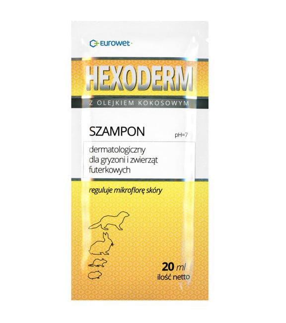 hexoderm szampon dla gryzoni 20ml uzycie