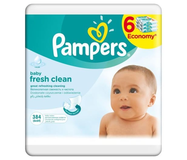 pampers chusteczki baby fresh dla nowowordków