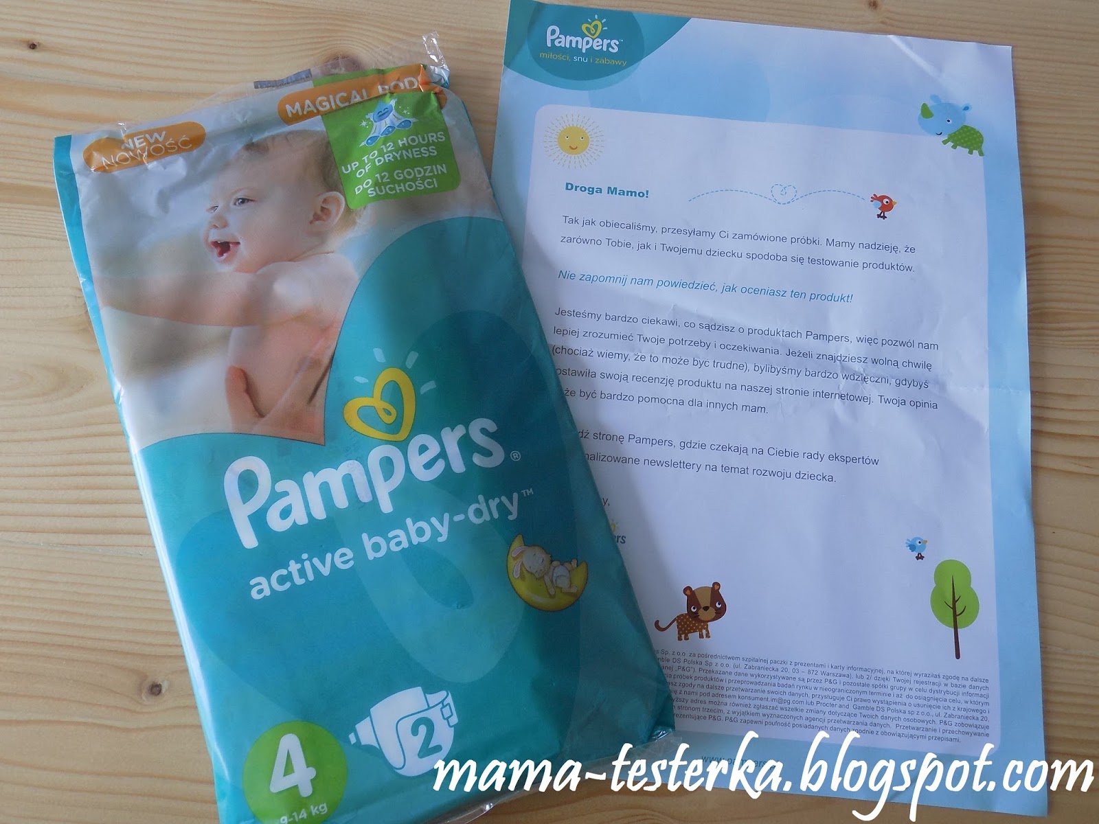 pampers próbki 2016