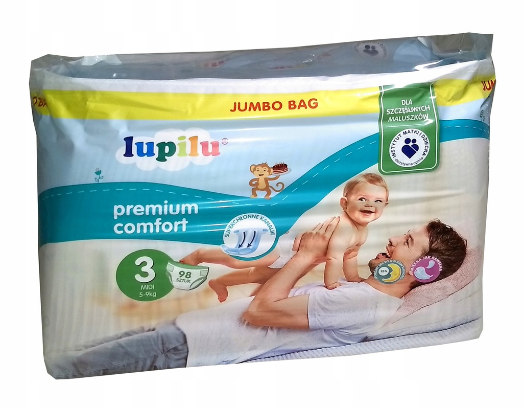 pieluchy lupilu 3 premium comfort 5-9kg