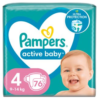 niebieskie pampers active baby