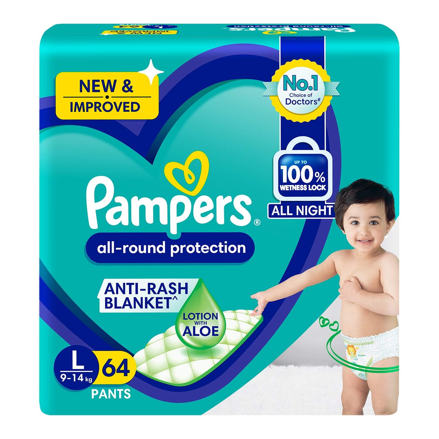 pampers diapers large