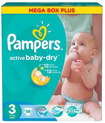 pieluchy pampers active baby mth 3 midi