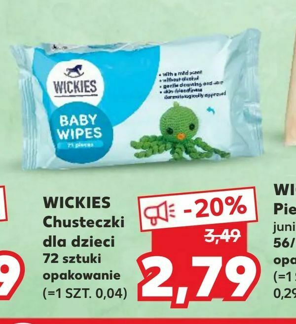 chusteczki nawilżane wickies kupić