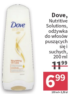 dove odżywka do włosów puszących się rossmann