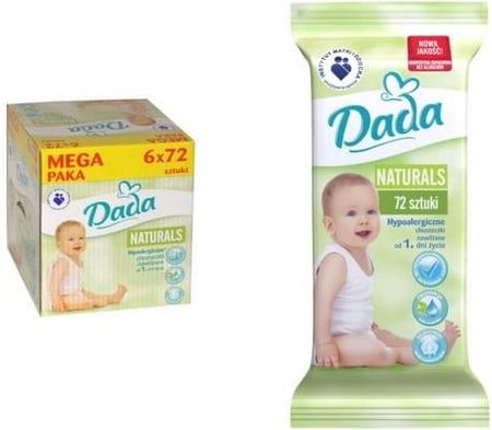 dada naturals chusteczki nawilżane opinie