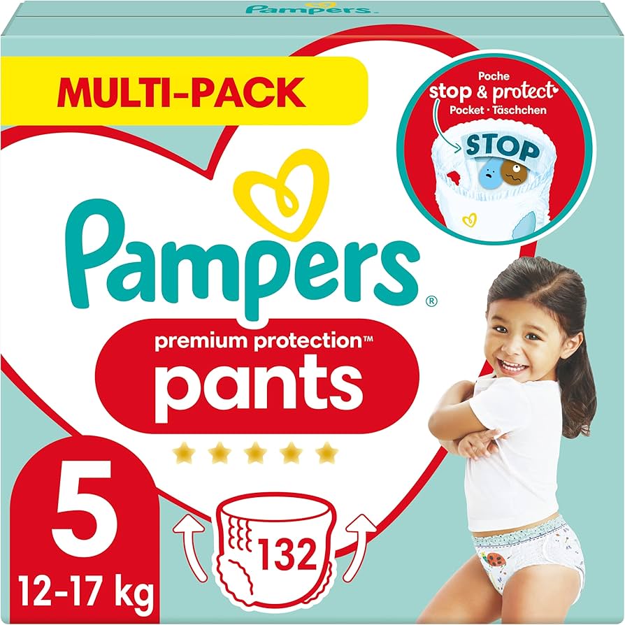 pudelko pampers pampersy