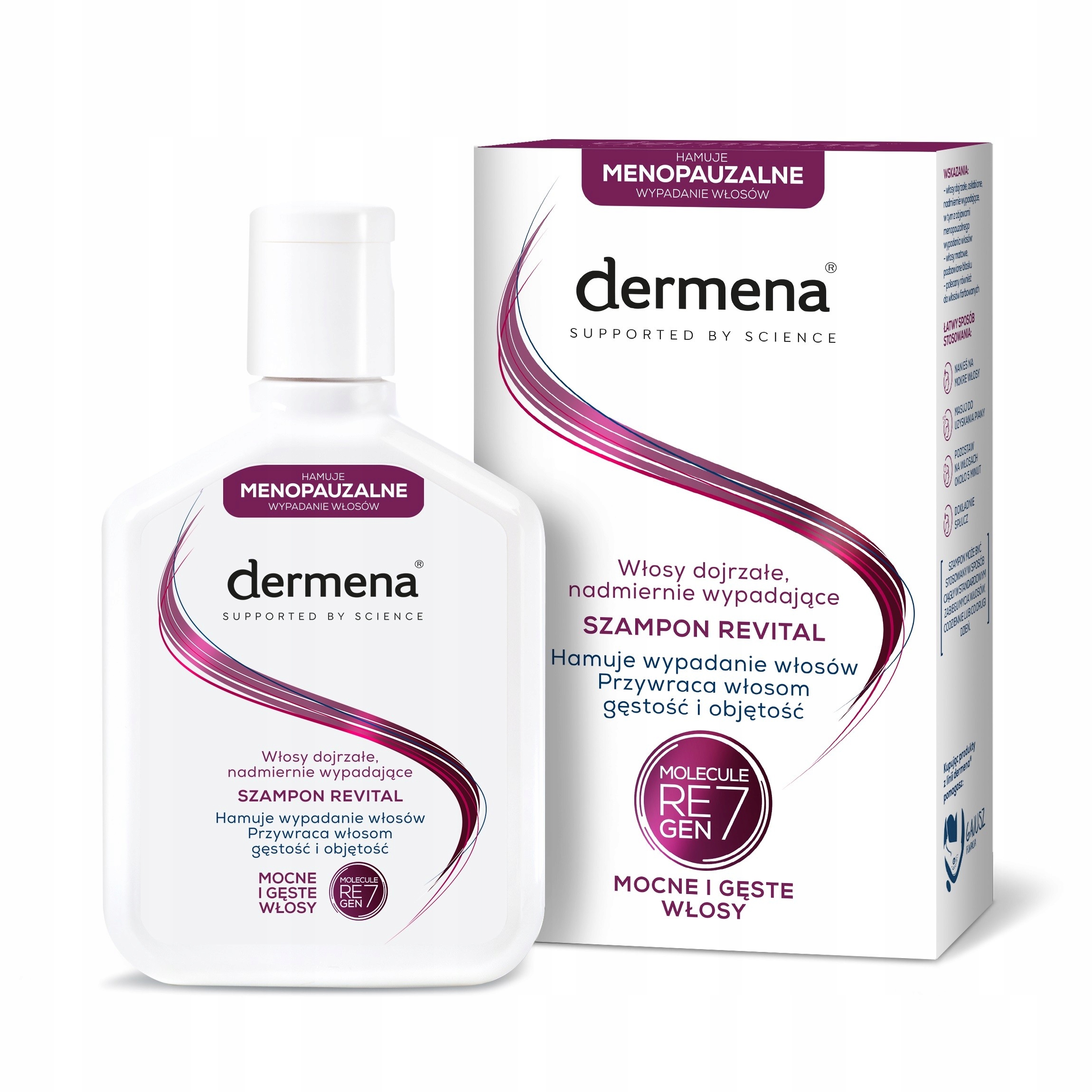 dermena hair care plus szampon przeciwłupieżowy hamujący wypadanie włosów