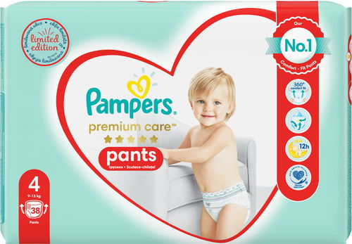 pampers pants 4 premium 38