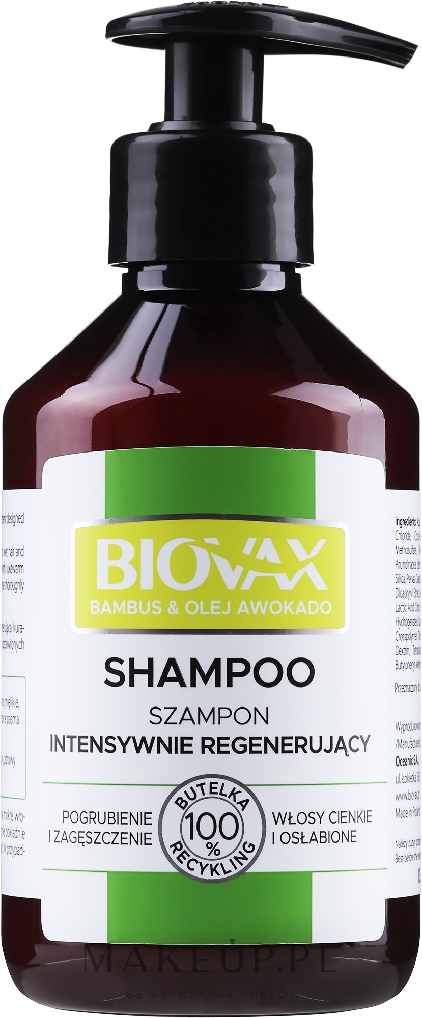 szampon biowax z bambusem sklad