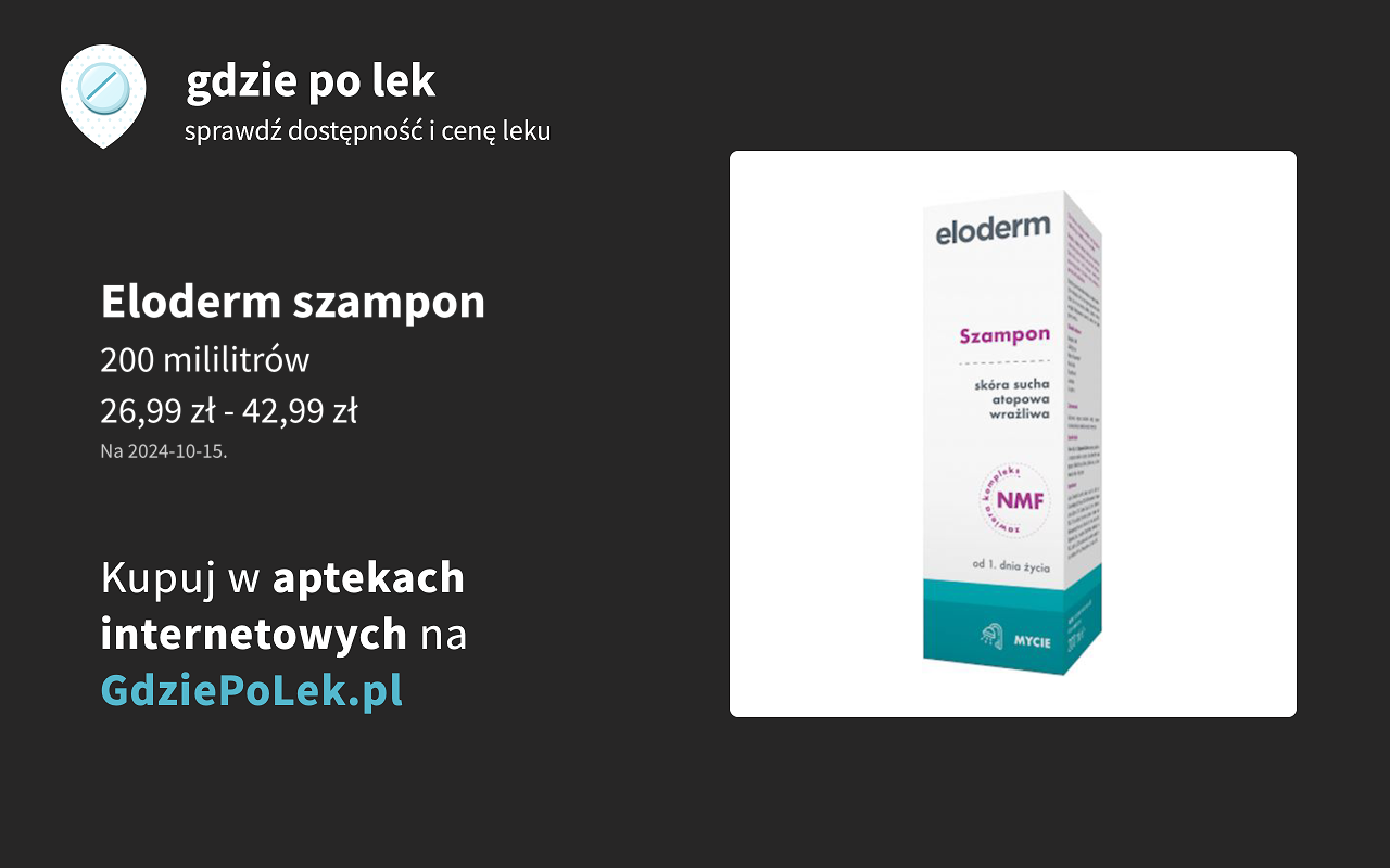 eloderm szampon doz