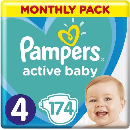 pampers pieluszki 4 174 sztuk