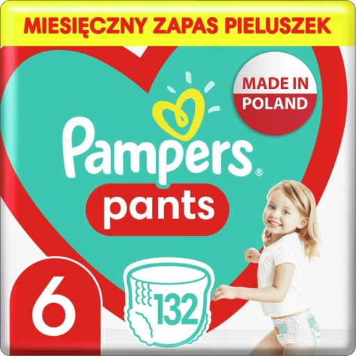 pampers pants pieluchomajtki 6