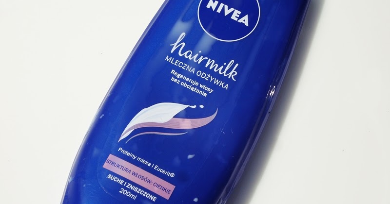 nivea hairmilk mleczna odżywka do włosów o strukturze cienkiej