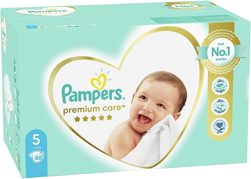 pampers premium care pieluchy 1 newborn 2-5 kg 88 sztuk