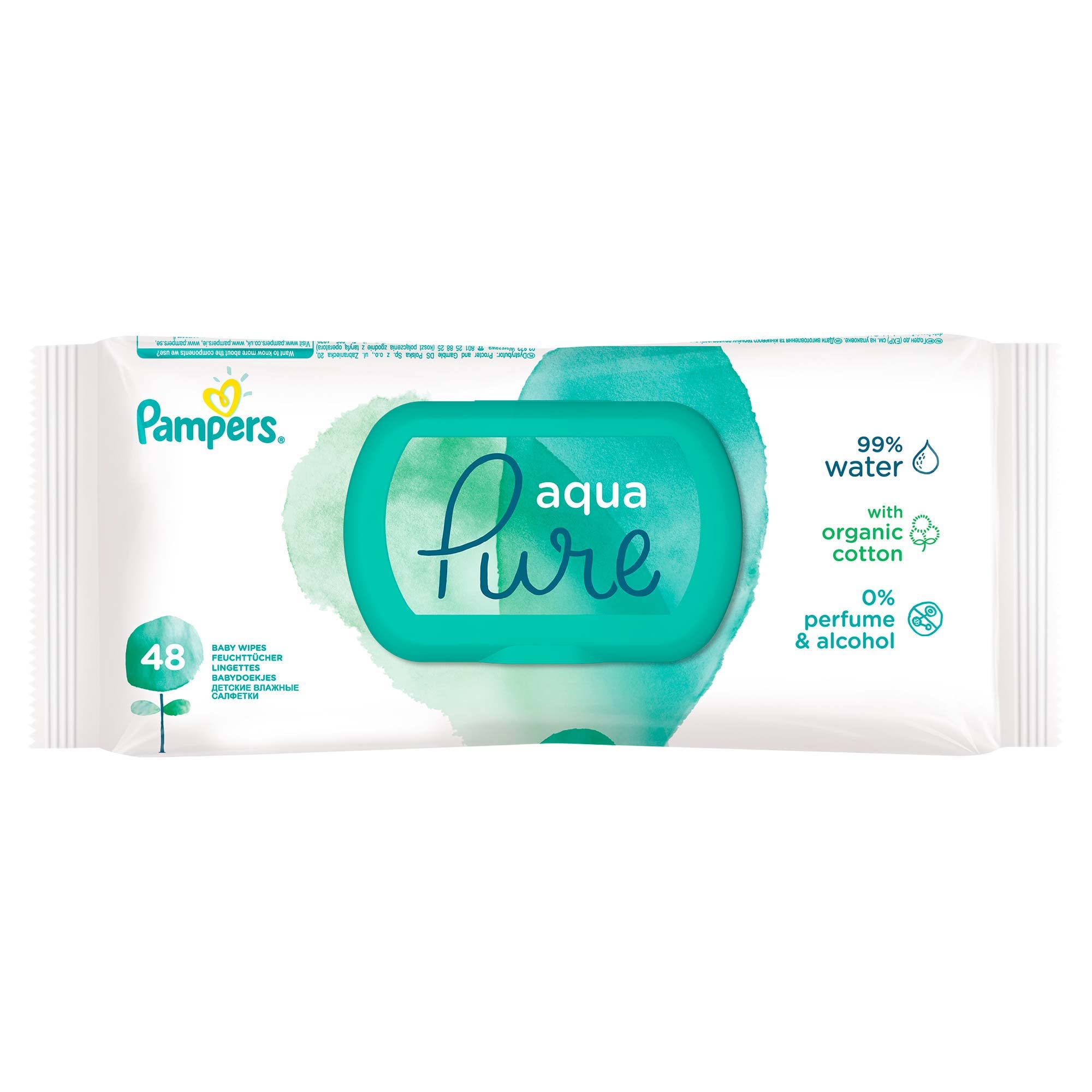 pampers chusteczki aqua pure