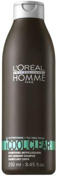 loreal homme cool clear szampon przeciwłupieżowy 250ml