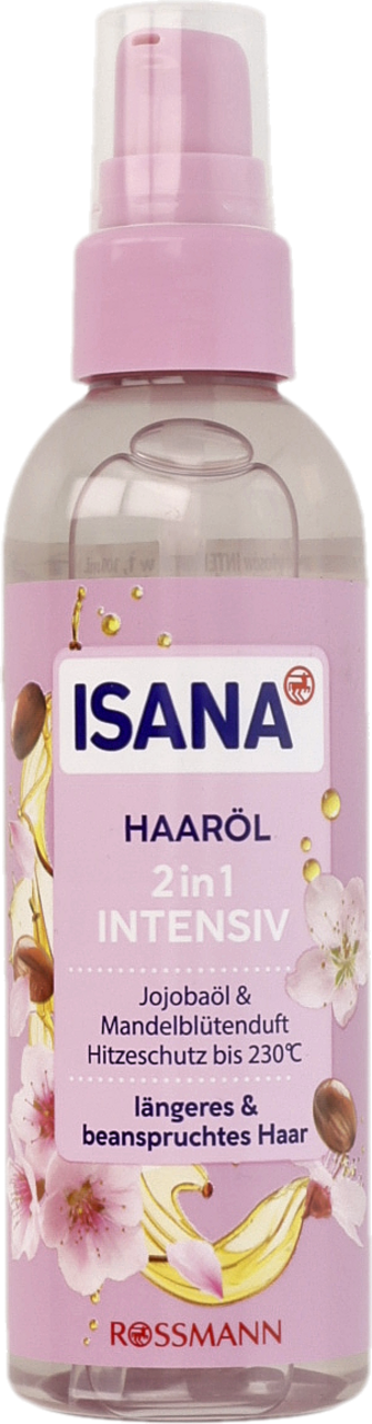 isana intensiv 2in1 olejek do włosów 100 ml