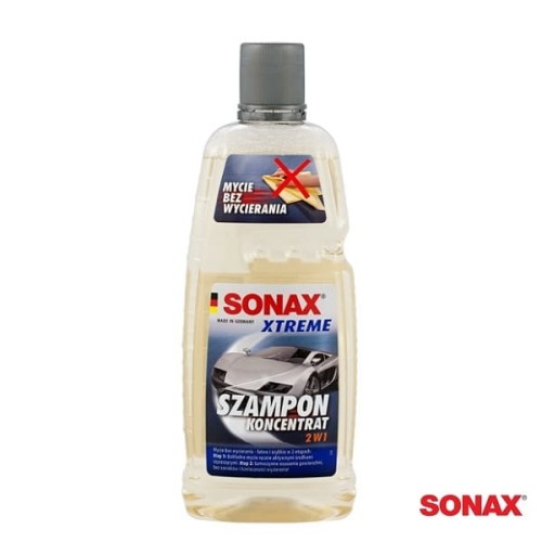 sonax szampon 2w1 koncentrat bez wycierania 1l opinie