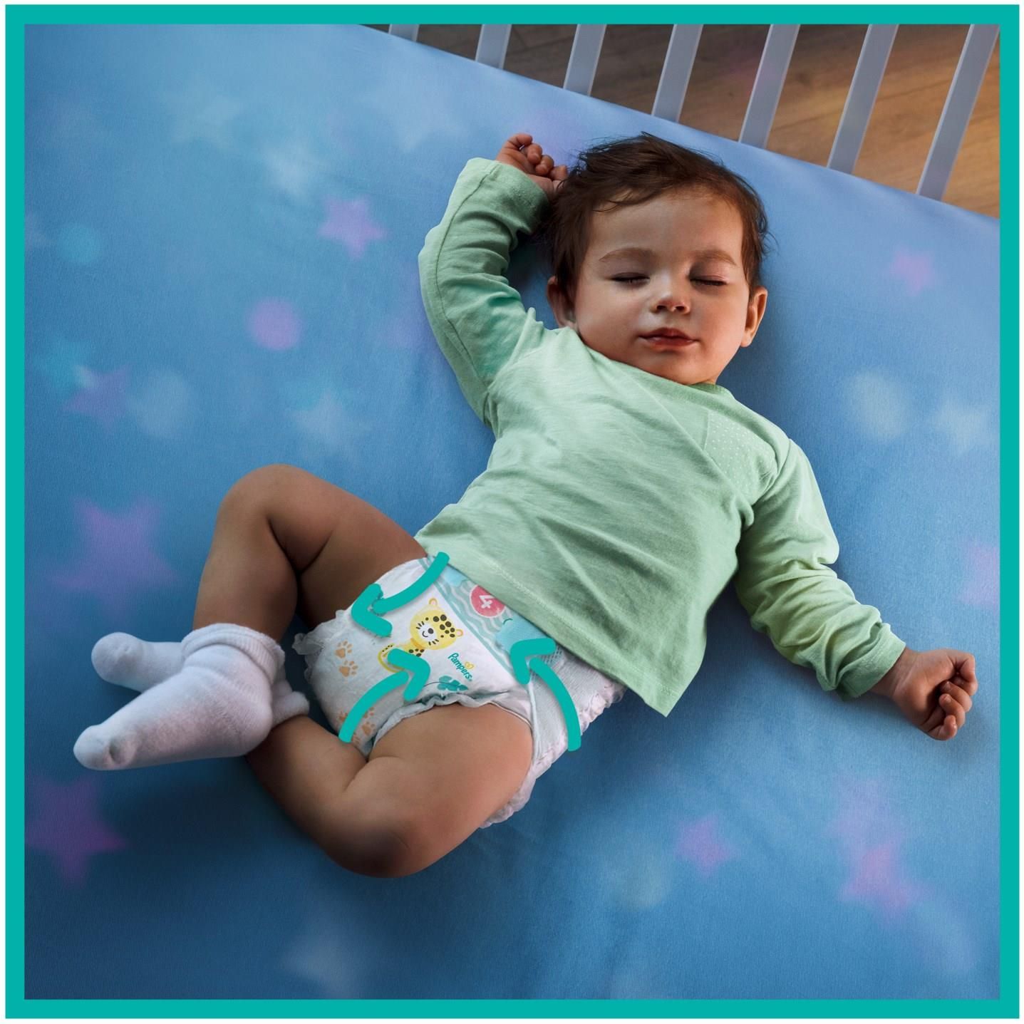 pampers active baby niebieski