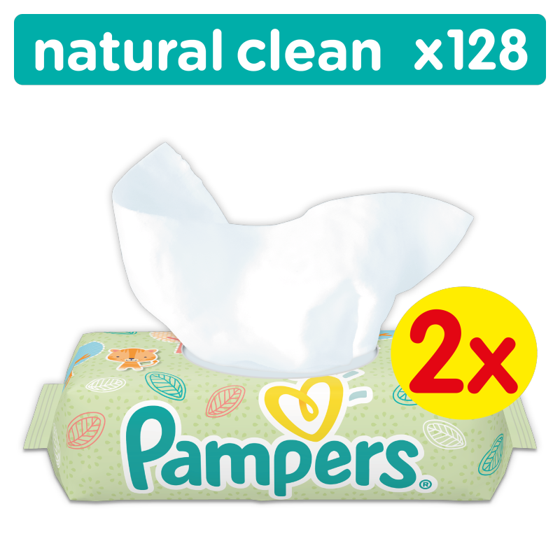 pampers chusteczki nawilżane po 64szt