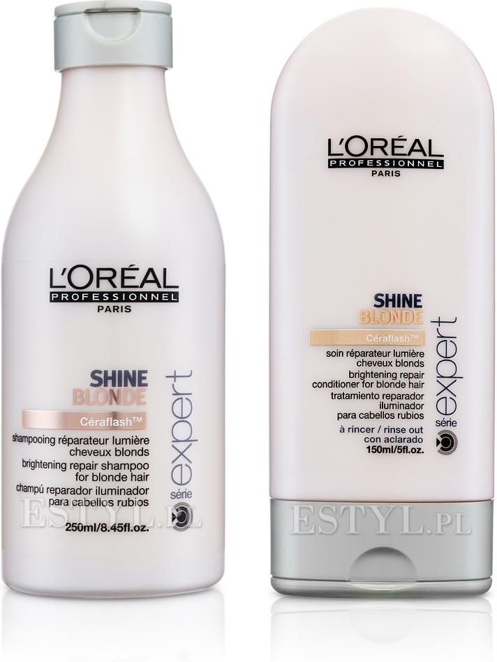 loreal shine blonde szampon rozświetlający do włosów blond