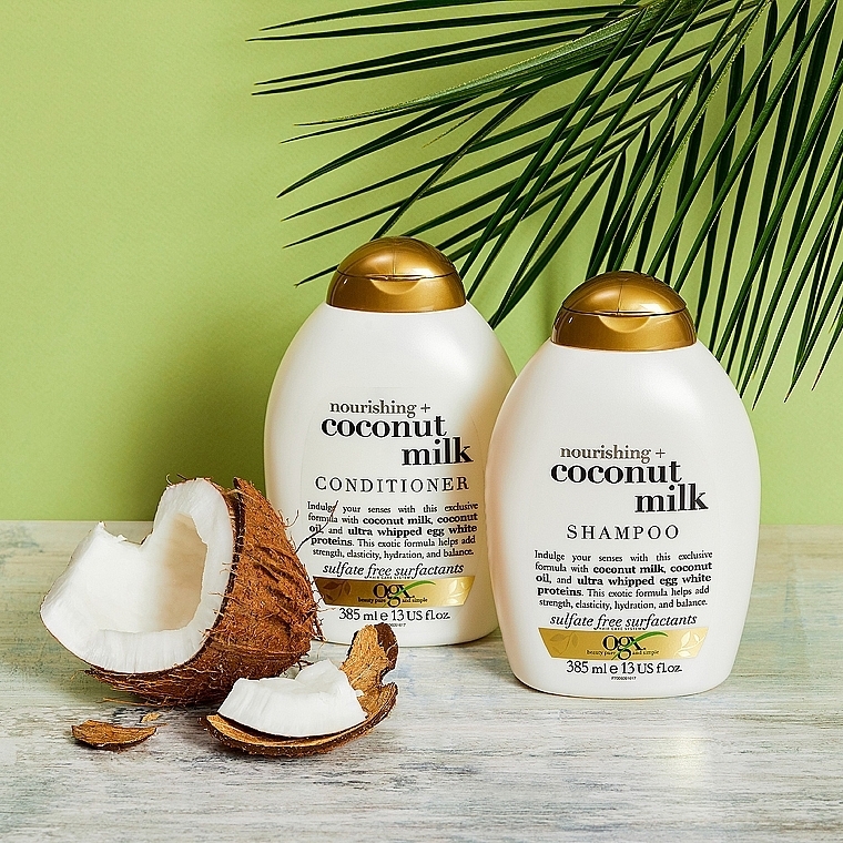 coconut milk & biotin shampoo szampon z serii salon