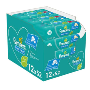 chusteczki nawilżane typu pampers