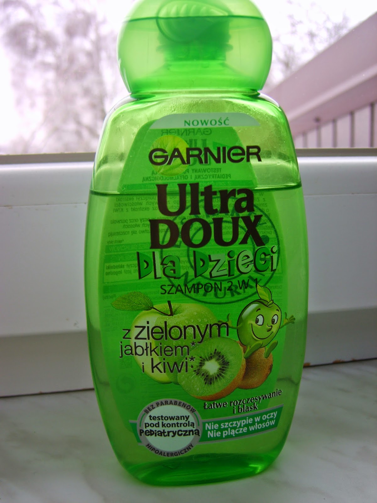 garnier ultra doux szampon dla dzieci.jablko