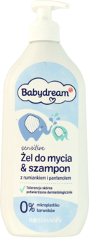 babydream zel do mycia i szampon sroka o