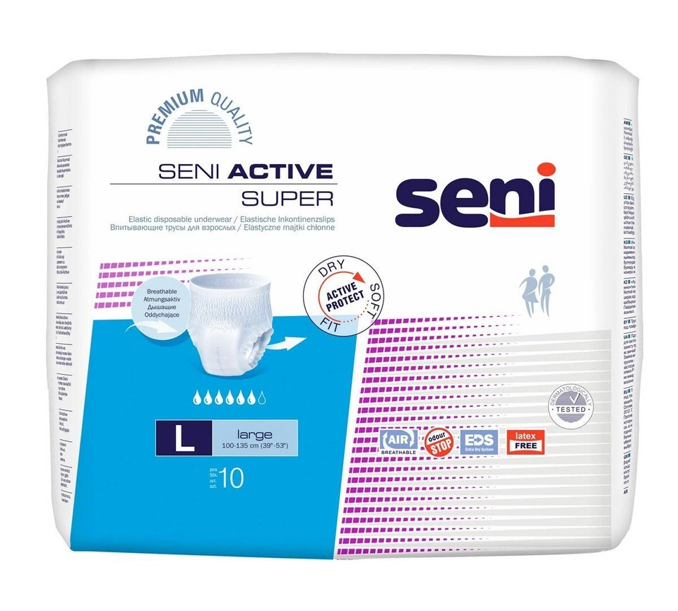 sensi pieluchomajtki seni active 10 szt